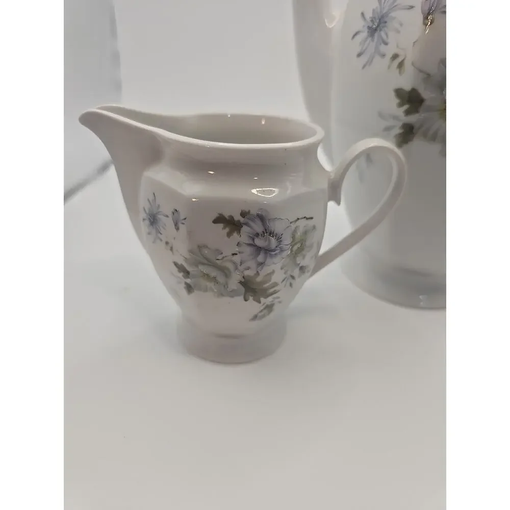 Vintage Heinrich Winterling‎ Bavarian Tea Pot 9'' And Cream Vase